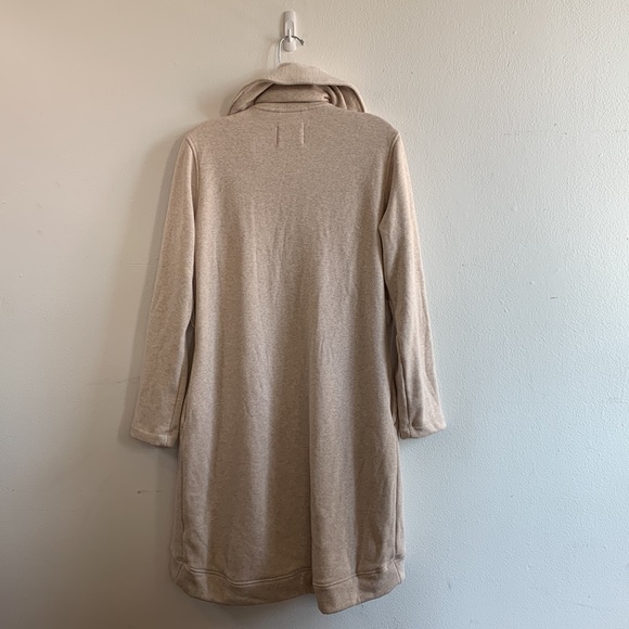 UGG Duffield II Fleece Robe in Oatmeal Heather Color - Picture 3 of 10